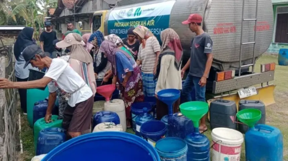 713,1 Ribu Liter Air Bersih Disalurkan NU Care-LAZISNU Cilacap untuk Atasi Dampak Kekeringan